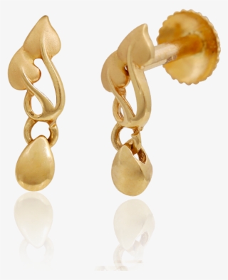 Adorable Gold Leaves Earrings - Earrings