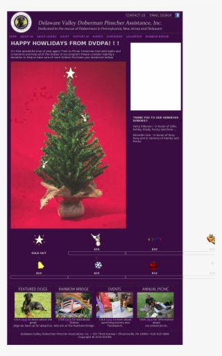 Delaware Valley Doberman Pinscher Competitors, Revenue - Christmas Tree