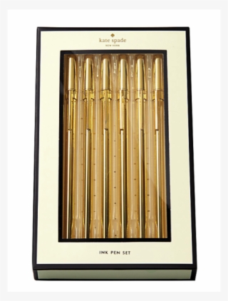 Strike Gold Pen Set - Kate Spade Strike Gold Pen