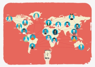 Monitoramento De Redes Sociais - World Map Indonesia Png