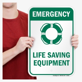 Life Saving Equipment Warning Sign - Sign