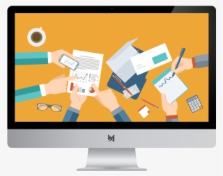 Seamless Online Marketing Integration - Mac Desktop High Resolution