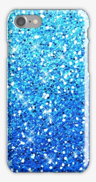 Blue Glitters Sparkles Texture Iphone 7 Snap Case - Blue Glitters