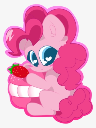 Kittyrosie, Chibi, Earth Pony, Female, Food, Heart - Illustration