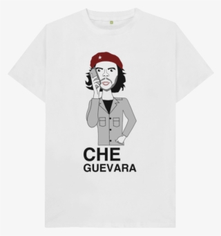 White Che Guevara With Cell Phone - Ralph Lauren Teddy Bear T Shirt