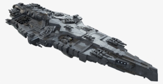 Sci Fi Capital Ship - 1098x725 PNG Download - PNGkit