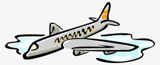 Vector Illustration Of Commercial Airline Passenger