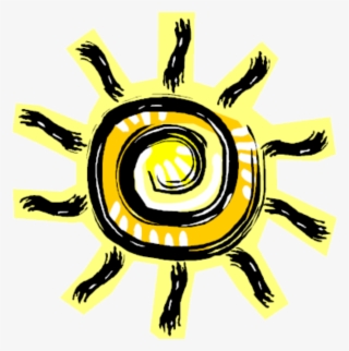 25mm Lapel Pin Button Badge - Symbol Healing Spiral Sun