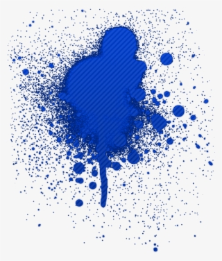 Mancha Pintura Azul Png - Mancha De Pintura Png