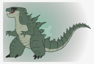 Drawn Alligator Godzilla - Nile Crocodile