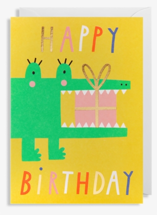 Happy Birthday Aligator - Illustration
