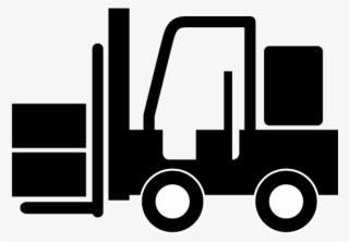 View All Images-1 - Forklift Black And White Icon