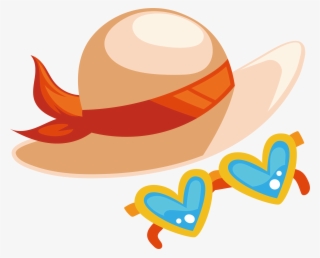 Hat Seaside Vacation Resort Sun Beach Clipart - Beach Hat Transparent Clipart