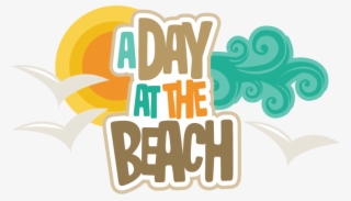 A Day At The Beach Clipart - Clipart Beach Day
