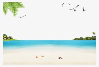 Seaside Beach Sandy Ocean Download Hq Png Clipart - Beach