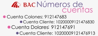 Numeros De Cuentas - Lilac