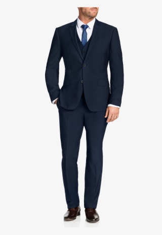 Midnight Lehane 2 Button Suit - Perry Ellis Slim Fit Suit