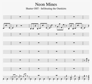 Neon Mines Sheet Music For Bass, Guitar, Viola, Oboe - Key Signatures