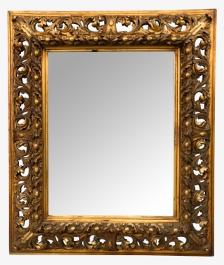 Gold Leaf Mirror - Rama Retro Do Lustra