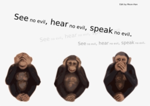 See No Evil Hear No Evil Speak No Evil Svg Clip Arts