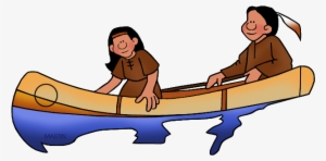 American Indian Png - Native American Canoes