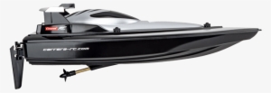 Race Boat, Black - Motoscafo Giocattolo