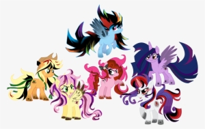 Alicorn, Applejack, Artist - Mlp Evil Mane Six