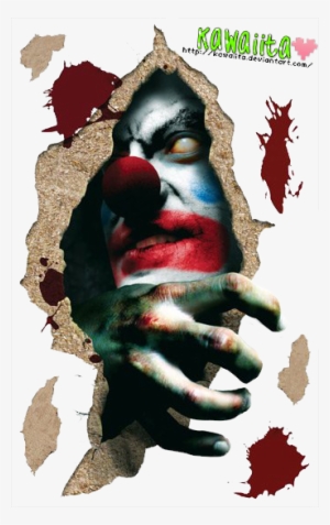 By Kawaiita On Deviantart - Evil Clown Png