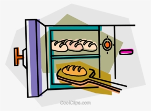 Baking Bread In An Oven - Brot Backen Clipart