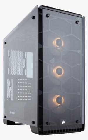 Corsair Crystal Series 570x Rgb Atx Mid Tower Ca - Corsair Crystal 570x Rgb Tempered Glass Case Black