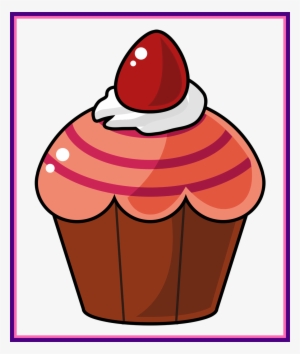 Baking Clipart - Cupcake Cartoon Clipart Png