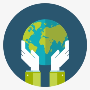 Global - Earth Flat Design Png