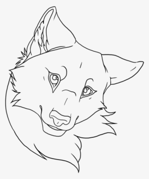 Wolf Lineart V2 By Earthsea - Line Art No Background - 900x707 PNG ...