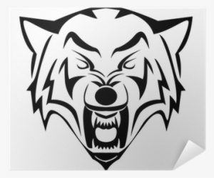 Wolf Head Decal