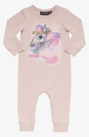 Watercolor Rainbow Unicorn Romper - Tiger