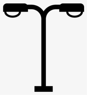 Lamp Post Vector - Street Lights Clipart Black And White - 400x400 PNG ...