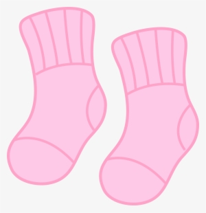 Baby Girl Pink Socks Free Clip Art - Clip Art
