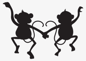 Monkey Clipart Silhouette
