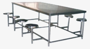 Steel Dining Table - Steel Furniture Dining Table Png