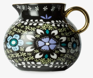 Whispering Woods Green Milk Jug - Porcelain