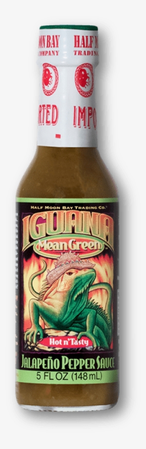 Iguana Mean Green Hot N Tasty Jalapeño Pepper Sauce - Iguana Mean Green Jalapeño Pepper Sauce