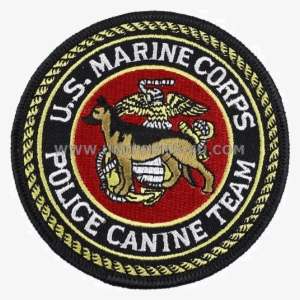 Usmc Police Canine Team Patch