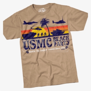7.62 Designs Usmc Beach Party Shirt Rockin Marines