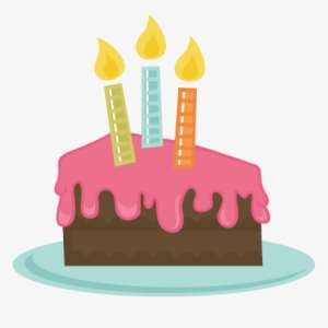 Slice Of Cake Svg File Cake Slice Svg File Birthday - Slice Of Cake Clip Art