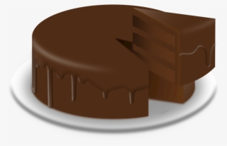 Chocolate Cake Cake Baked Goods Sweets Del - Chocolate Cake Png Clipart