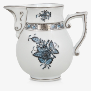 Herend Apponyi Turquoise Milk Jug - Herend Chinese Bouquet Blue Small Seder Bowl Zeroa