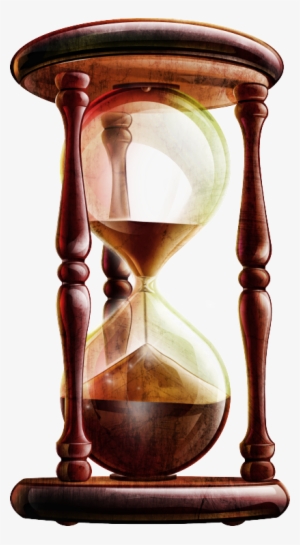 Candle Drawing Hourglass - Sandclock