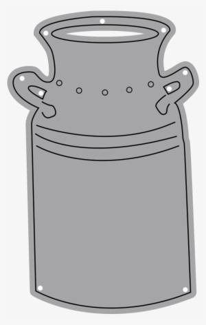 Vintage Tin Milk Can - Album