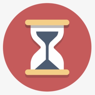 Open - Hourglass Icon Circle