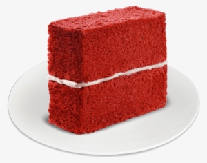 Red Velvet Cake Slice - Red Ribbon Cake Slice